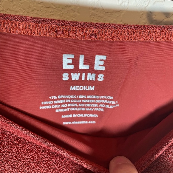 Else Swims Red Bikini Bottom - Picture 5 of 7